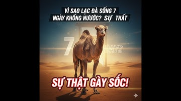 Vì Sao Lạc Đà Sống 7 Ngày Không Uống Nước? Sự Thật Gây Sốc!
