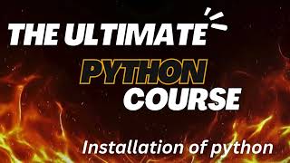 2.Installation Of Python | Ultimate Python Course | Mehta Classes Ultimate