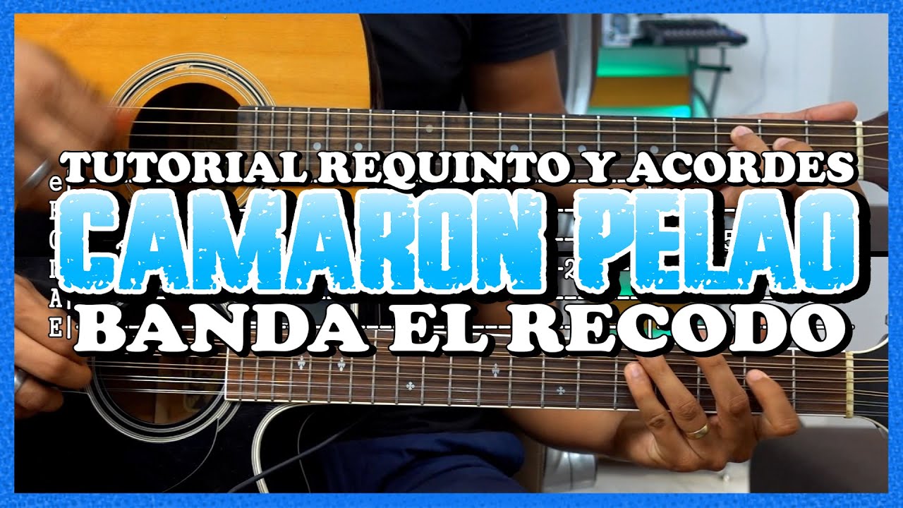 Tutorial | Camaron Pelao (Cumbia Fácil)| Banda el Recodo | Requinto | Acordes | TABS