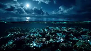 🐟💤 Νυχτερινή Θάλασσα - Βυθός Χαλάρωσης για Ύπνο, Διαλογισμό & Απόδραση από το Στρες