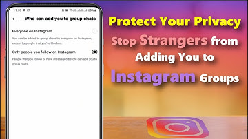 How to Stop Random People Adding You to Instagram Groups