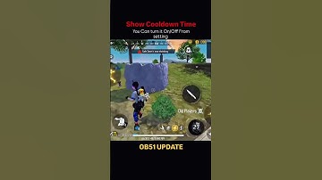 Show Cooldown Time #freefire #freefireindia #ob51update #freefireadvanceserver