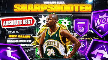 THE ABSOLUTE BEST "SHARPSHOOTER" BUILD ON NBA 2K20! VOL. 20