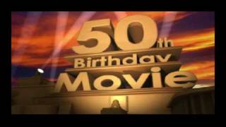 50th Birthday Movie (Spoof Logo)