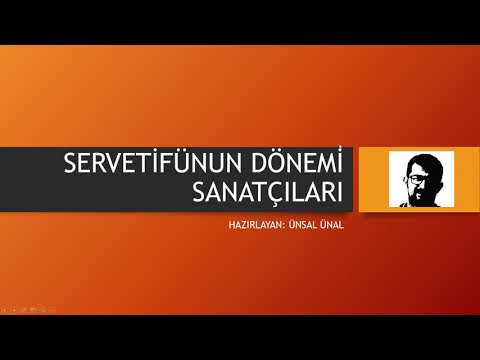 SERVETİFÜNUN EDEBYATI SANATÇILARI / YURT DIŞI ÖĞRETMENLİK SINAVI/LYS