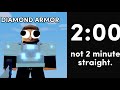 Diamond armor in 2 minute roblox bedwars