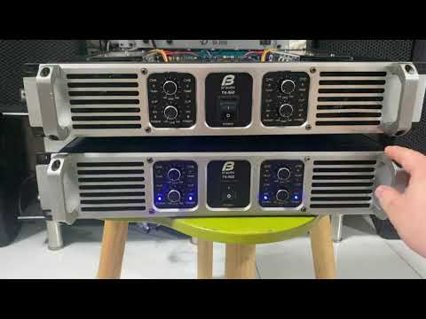 Video Đẩy 4 kênh BF audio TK 512. 800w 1 kênh x4 kênh mạch... - youtube
