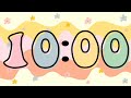 10 minute groovy themed timer