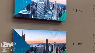 ISE 2017: NEC Display Presents its LED LiFT Modules with Different Pixel Pitches