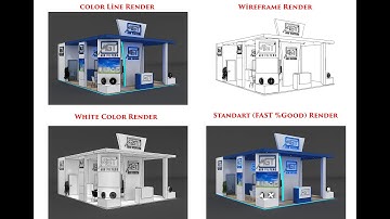 3ds Max & Vray Render Setting ( Vray Toon ,Wireframe,Fast,Quality)