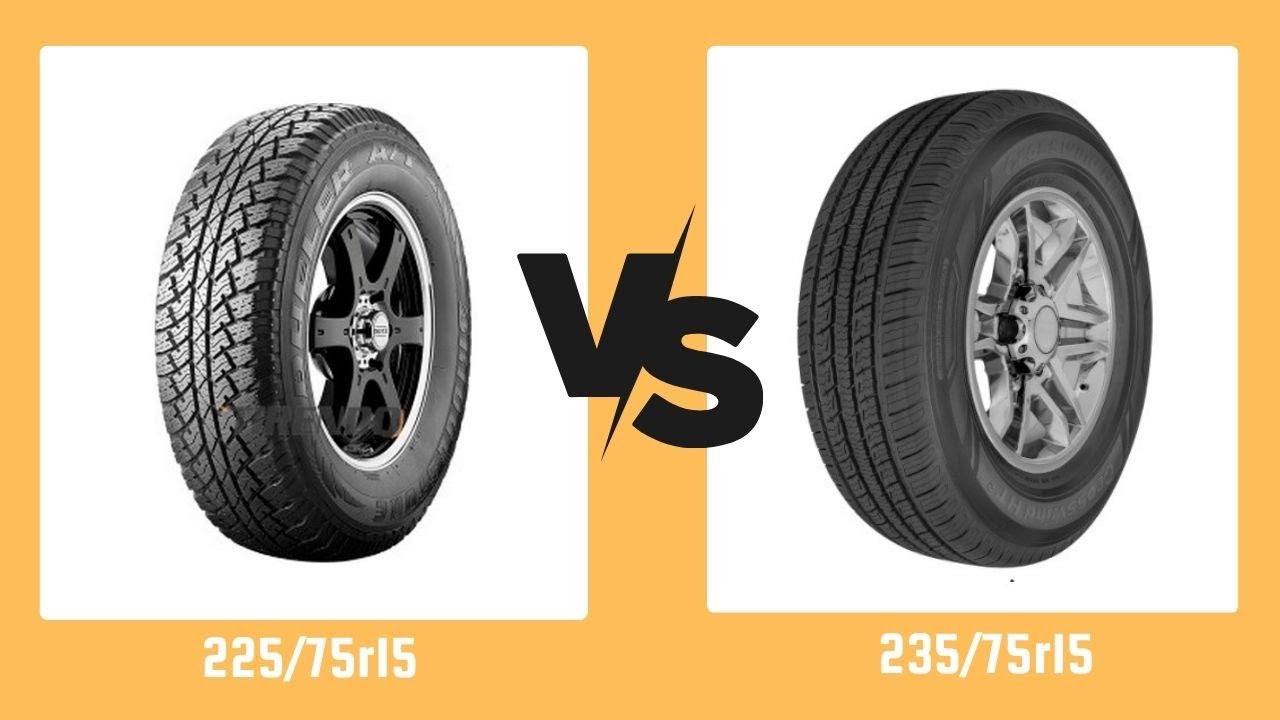 Tire Size 235 75r15 Vs 225 75r15 YouTube