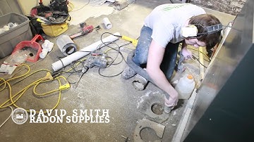 David Smith Radon Supplies - Drilling Holes