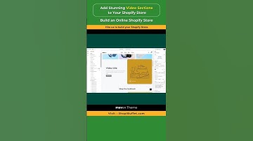 How to Add Video Sections to Your Shopify Store with mavon Electronics Theme #shorts #shopify