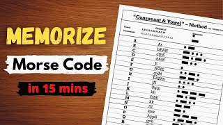 How I learn MORSE CODE in 15 min | My own method- in hindi screenshot 1