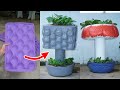 How To Make Cement Pots From Fruit Liner