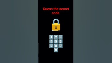 guess the secret code #entertainment #secretcode #shorts