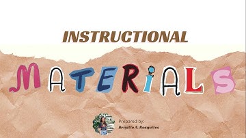 Instructional Materials in Values Education