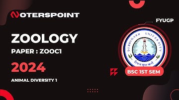 BSc 1st Sem Zoology Question Paper 2024 Dibrugarh University | Animal Diversity 1 ZOOC1