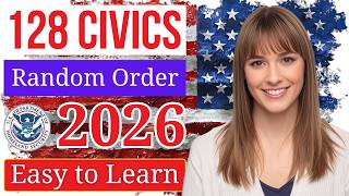 USCIS Update | 128 Civics Questions and Answers (2025 version) For US Citizenship Test 2026 #n400