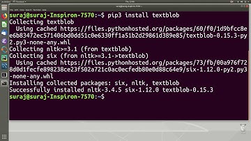 Python Import Error ModuleNotFoundError : No Module Named TextBlob In Ubuntu Linux