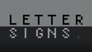 Letter Signs - Minecraft Addon Showcae