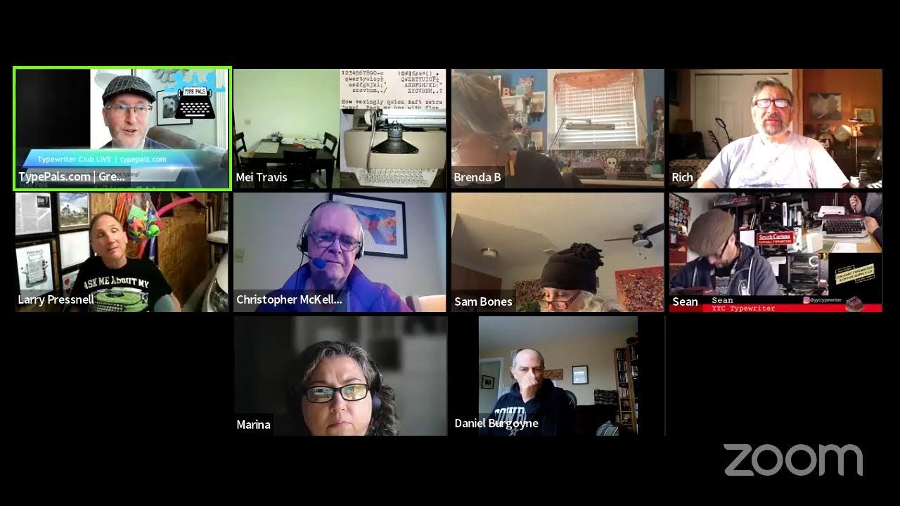 Typewriter Club LIVE typewriters YouTube