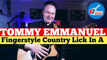 Tommy Emmanuel Fingerstyle Guitar Country Lick In A