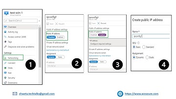 13. How to assign public IP to existing azure VM