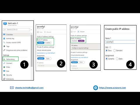 13. How to assign public IP to existing azure VM