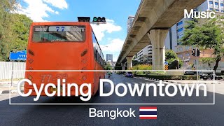 Bangkok | 2021 | Virtual Cycling | Ratchadamri - Lumphini - Witthayu - Rama 4 | City Tour | Thailand