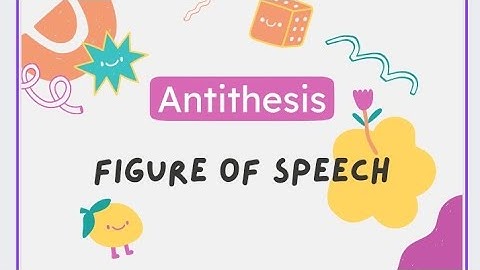 Antithesis (Figure of speech)