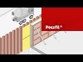 Pecafil permanent formwork as a separation layer for sheet pilings