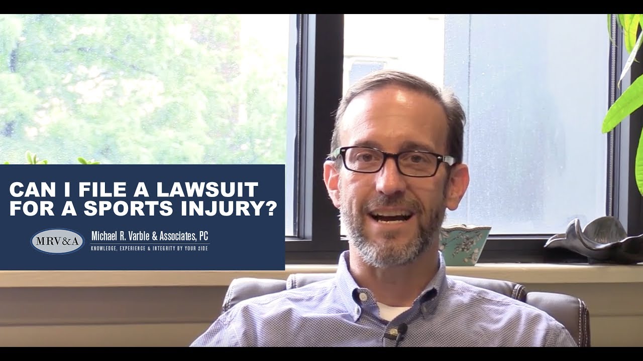 Can I file for a lawsuit for a sports injury? YouTube