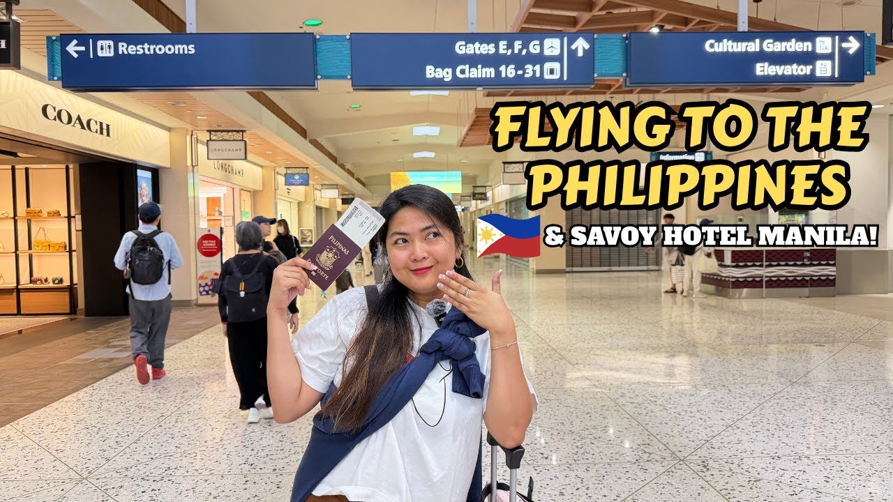 Hawaii to Philippines Travel Vlog 🇵🇭✈️ | Savoy Hotel Manila