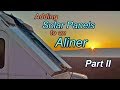 Adding Solar Panels to an Aliner PT II