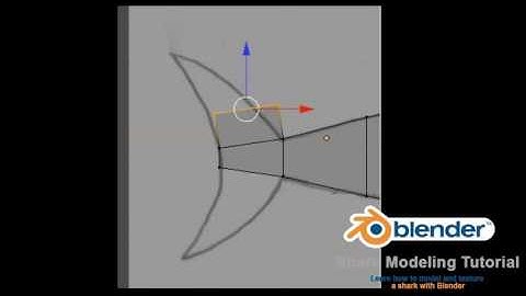 Blender Rendering | How to Model and Texture  a Shark Part 1