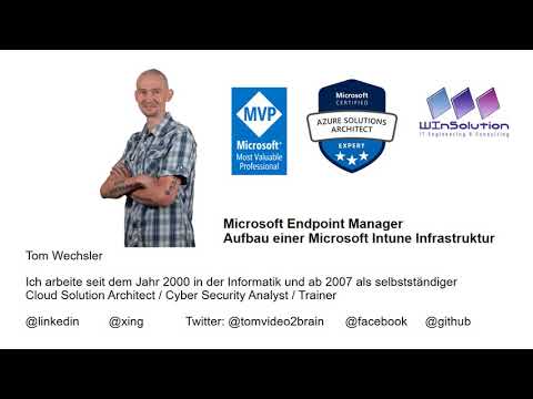 Microsoft Endpoint Manager: Aufbau einer Intune Infrastruktur - Folge 10 - Profile Windows Autopilot