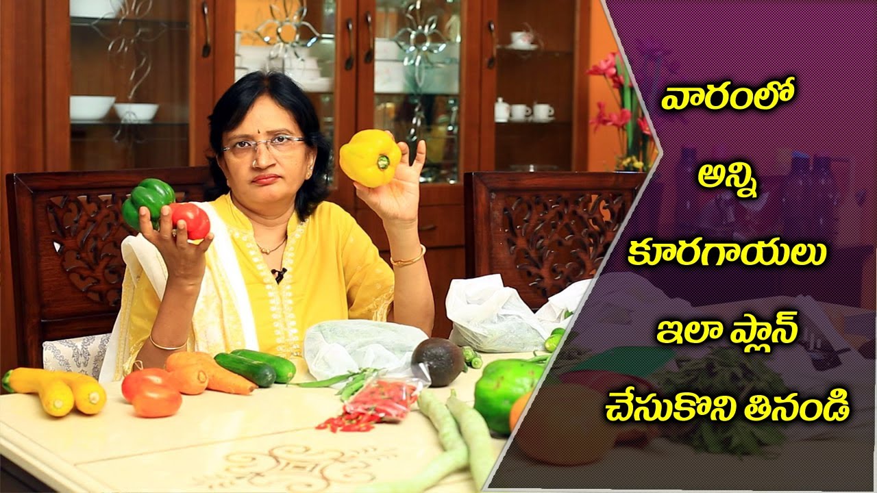 Weekly Plan to eat Ur vegetables II Manalifestyle