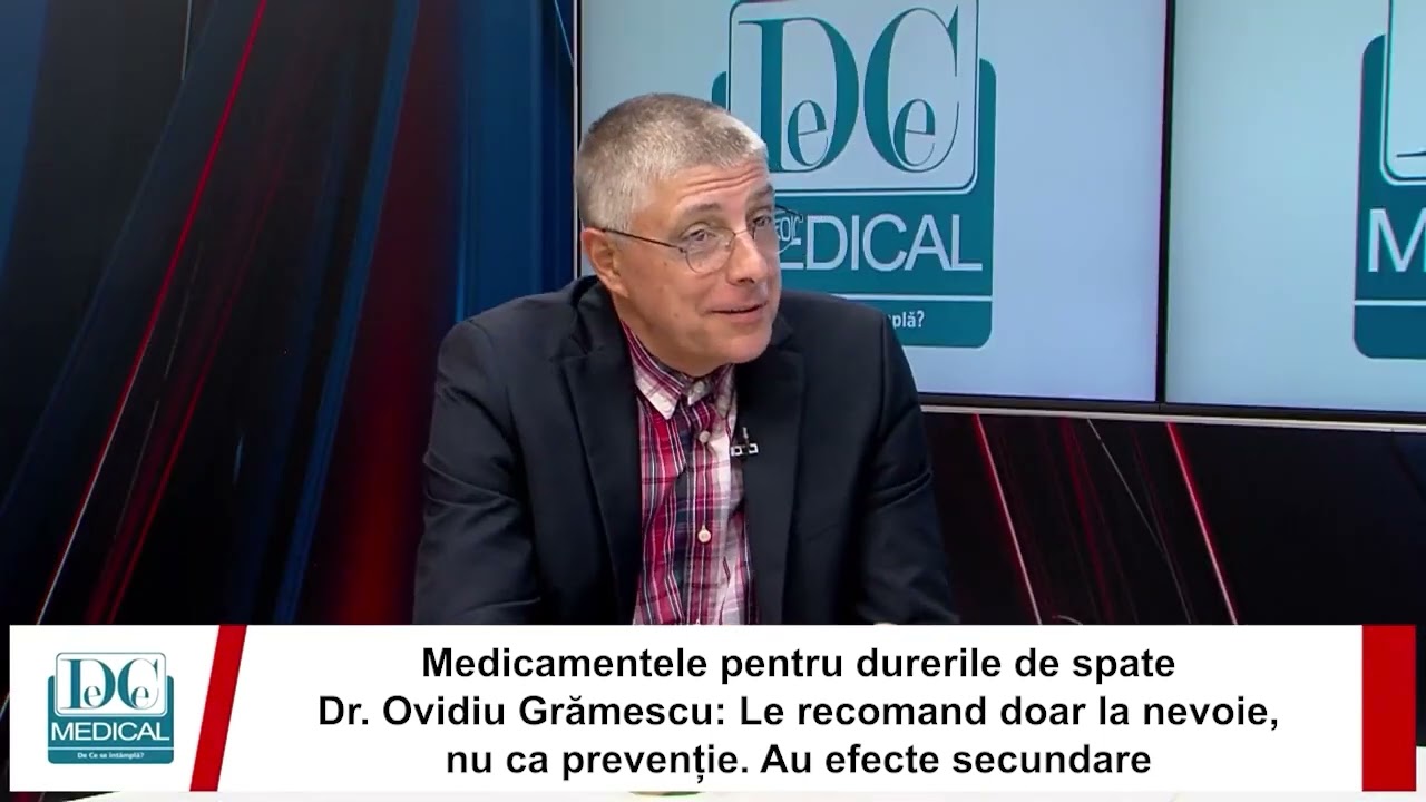 Totul despre hernia de disc, tumorile spinale și cerebrale. Ovidiu Grămescu (SANADOR), la DC Medical