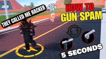 How to GUN SPAM in Roblox Jailbreak