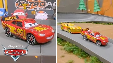 Lightning McQueen’s Comeback Victory Race vs GoGo Logano! | Pixar Cars | @disneyjr