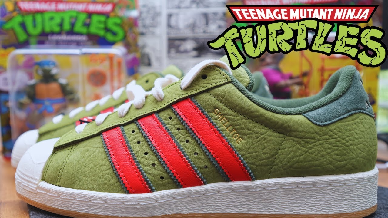 adidas TMNT SHELLTOE 忍者タートルズ コラボ 30cm adidas TMNT SHELLTOE 忍者タートルズ コラボ 30cm