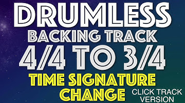 4/4 To 3/4 Time Signature Change Click Track Version