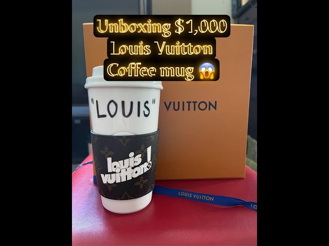 UNBOXING $1,000 LOUIS VUITTON COFFEE MUG #Louisvuitton