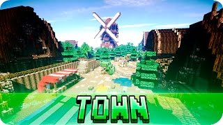Minecraft - Medieval Town - Map w/ Download