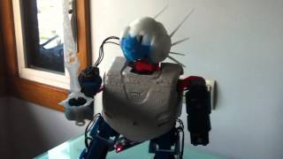 Nano Robi. First steps bioloid humanoid robot.