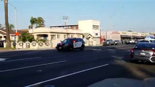 Long Beach Police (CA) Interceptor Utility Responding Code 3