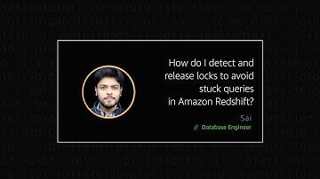 How do I detect and release locks to avoid stuck queries in Amazon Redshift?
