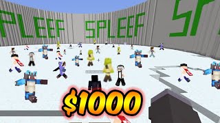 I hosted a GIANT SPLEEF EVENT and the WINNER GET $1000