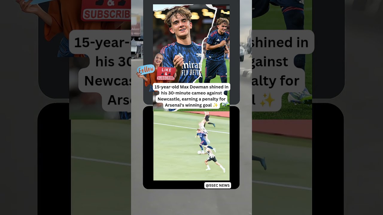 15 Year Old Max Dowman Remember The Name Youtubeshorts Arsenal Premierleague Youngtalent Gooner